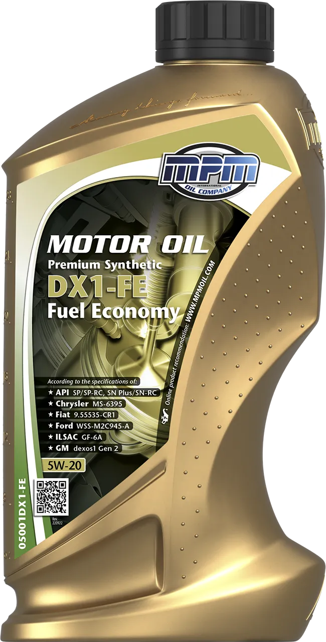 Олива MPM 5W-20 Premium Synthetic DX1 Fuel Economy 1л.