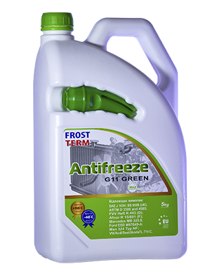 Охолоджуюча рідина FrostTerm Antifreeze G11 green 5 кг 05110025 фото