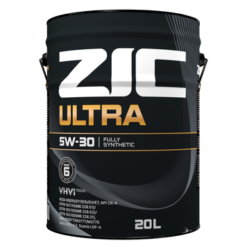 Олива ZIC ULTRA 5W-30 (API CK-4 E8/E11) 20л 192739 фото