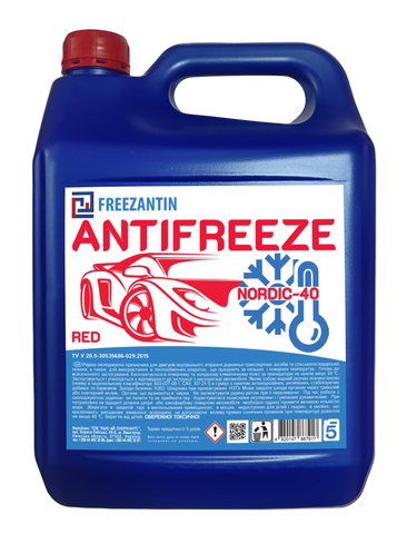 Антифриз Freezantin Nordic-40 G12 5л червоний