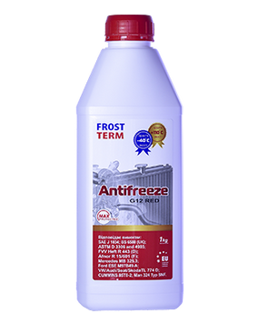 Охолоджуюча рідина FrostTerm Antifreeze G12 Red 1кг 05110022 фото