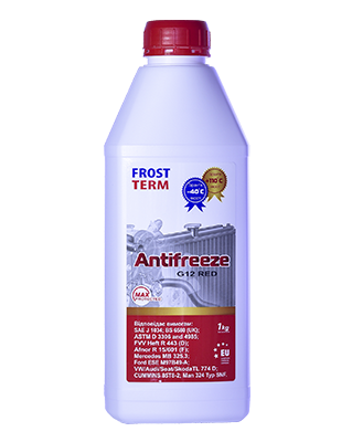 Охолоджуюча рідина FrostTerm Antifreeze G12 Red 10 кг 05110030 фото