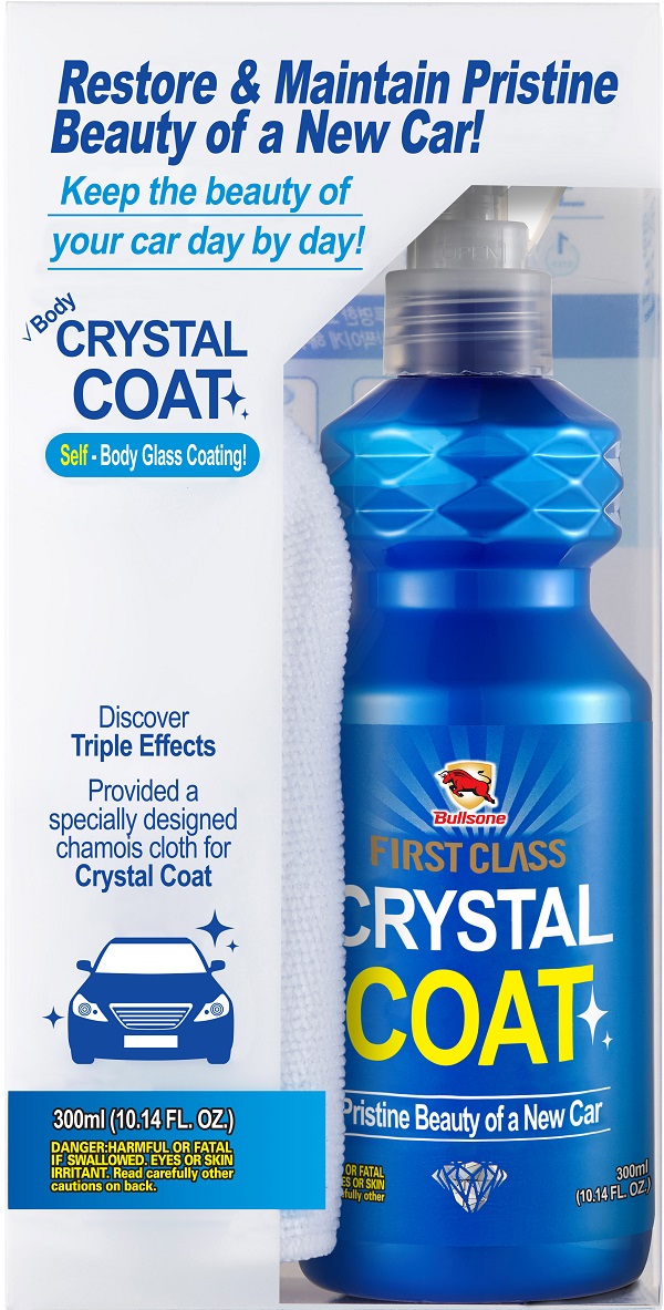 Поліроль відновлюючий для кузова авто /Швидкий блиск/ Bullsone Crystal Coat 300 мл