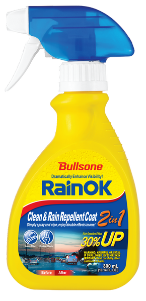 Антидощ (Ver 2020) RainOK CLEAN & RAIN REPELLENT 2 IN 1 300ml(10.141oz) ROK-062-00003 фото