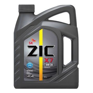 Олива ZIC X7 LPG 5W-30 4л 162672 фото