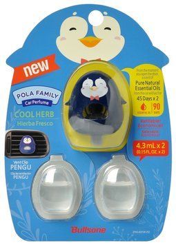 Освіжувач повітря POLA FAMILY VENT CLIP PENGU HERB 4.3 ml (0.15oz) +1 Extra ACR-242-00025 фото