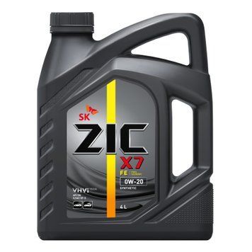 Олива ZIC X7 FE 0W-20 4л 162617 фото