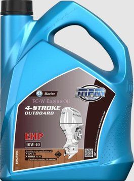 Олива MPM Marine FC-W Engine Oil 4-Stroke Outboard EHP 10W-40 5л. BL021005 фото