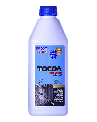 Охолоджуюча рідина FrostTerm Premium Тосол АМ-40 1кг
