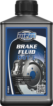 Гальмівна рідина MPM Brake Fluid DOT-3 0,5л 19485 фото