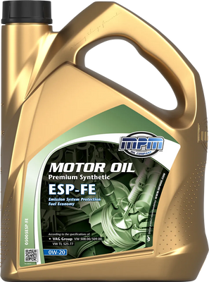 Олива MPM Motor Oil 0W-20 Premium Synthetic ESP-FE 5 л 05005ESP-FE фото