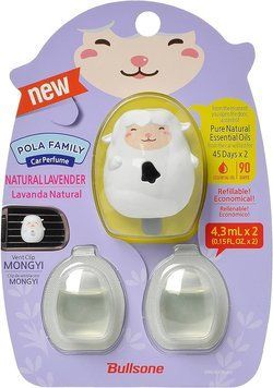 Освіжувач повітря POLA FAMILY VENT CLIP MONGYI LAVENDER 4.3 ml (0.15oz) +1 Extra AIRCARE-30046-901 фото