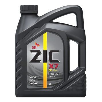 Олива ZIC X7 FE 0W-30 4л 162616 фото